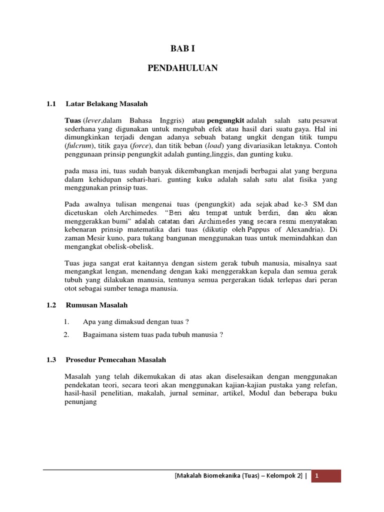makalah biomekanika